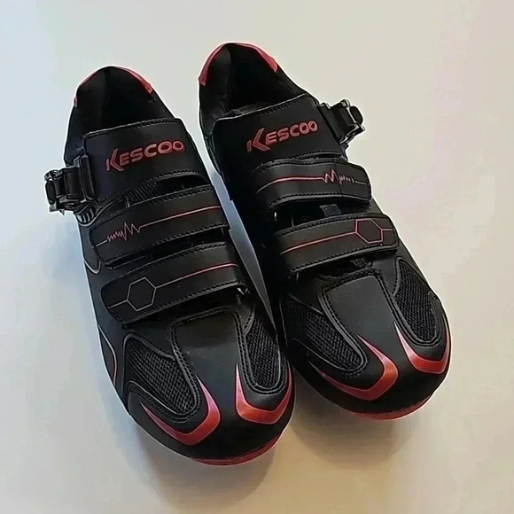 KESCOO Unisex Cycling Shoes Compatible with pelaton Indoor Road Bike Size 42 New - Picture 1 of 9